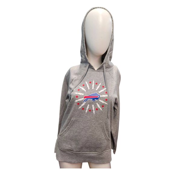 Athletic Works Buffalo Bills Gray Hoodie Womens size Medium - Picture 2 of 8